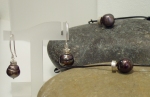 Collier, bracelets et boucles d'oreille perle d'eau douce